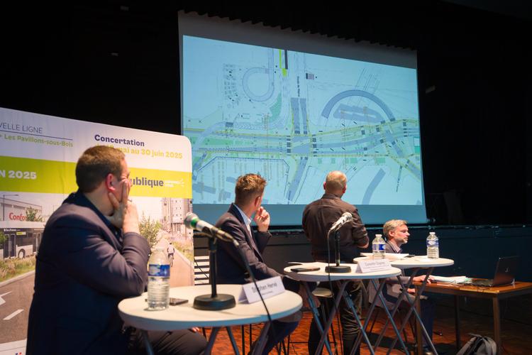 Réunion publique de concertation à Bondy le jeudi 5 juin 2025 ©Département de la Seine-Saint-Denis