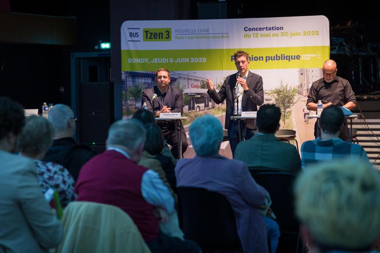 Réunion publique de concertation à Bondy le jeudi 5 juin 2025 ©Département de la Seine-Saint-Denis